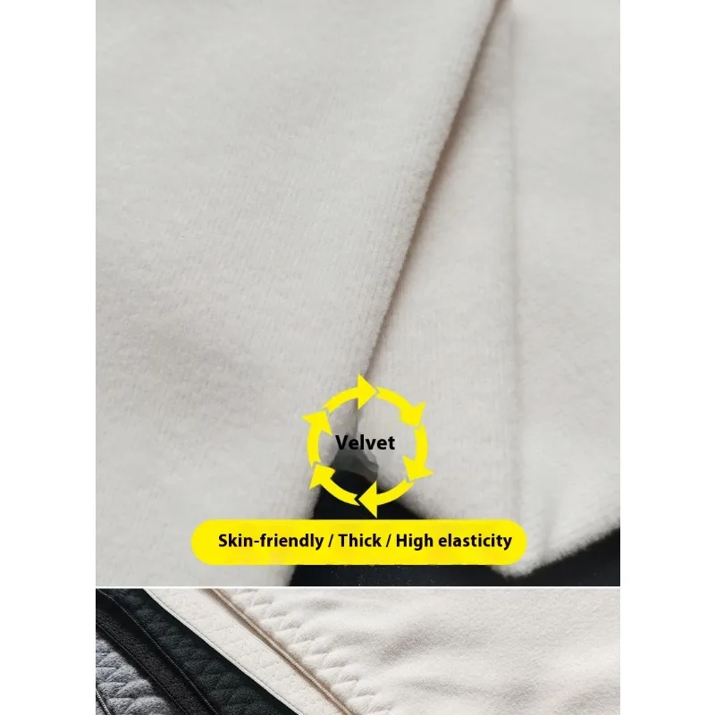 Dames warm ondergoed thermische broek fleece gevoerde wintershorts taillebescherming koud weer verdikt zacht comfort slipje
