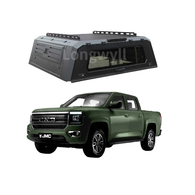 

Lightweight Aluminum Camper Shell for JMC Grand Avenue Smartcap Universal Cargo Canopy with Toolbox Aluminum Accessories