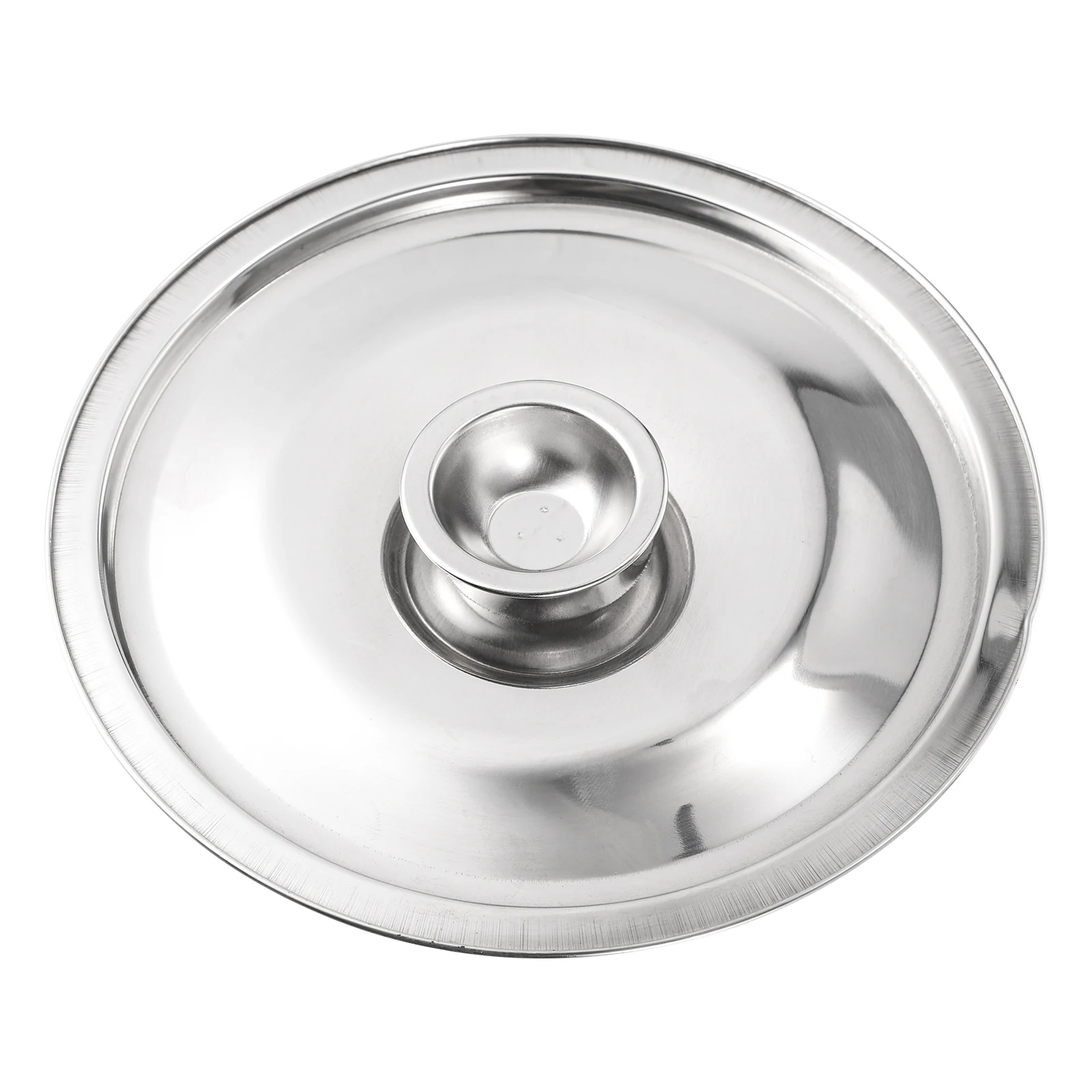 

Stainless Steel Oil Cylinder Lid 16cm Pot Cover Kitchen Gadget Explosion Proof Moisture Resistant Easy Clean Saucepan