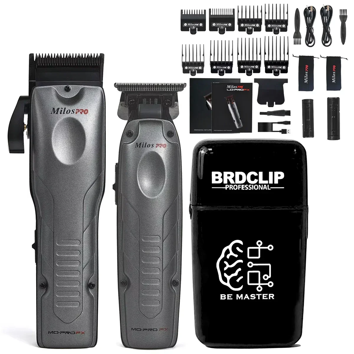 

BRDCLIP M9 M8 BRD609 6800RPM Brushless Motor Professional Hair Clipper DLC Blades Replaceable Battery Hair Salon 7000RPM Trimmer