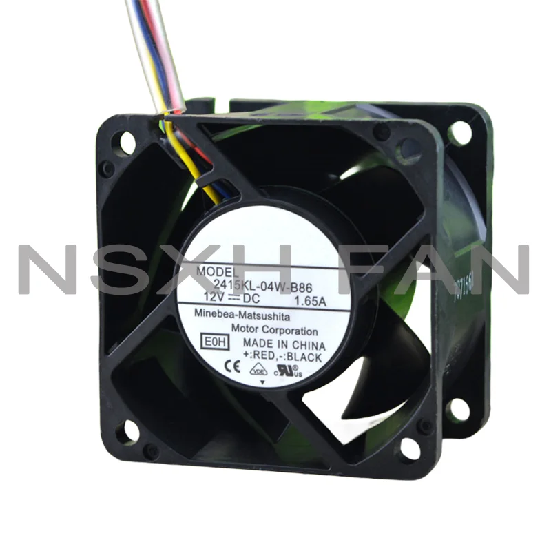 Ventilador de bola 6038 DC12V 1,65a 2415KL-04W-B86 PWM 6CM