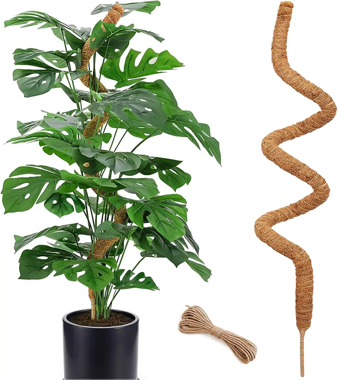

1pc Moss Pole for Climbing Plants, Tall Bendable Moss Poles for Climbing Plants Indoor, Large Handmade Plant Pole Sticks