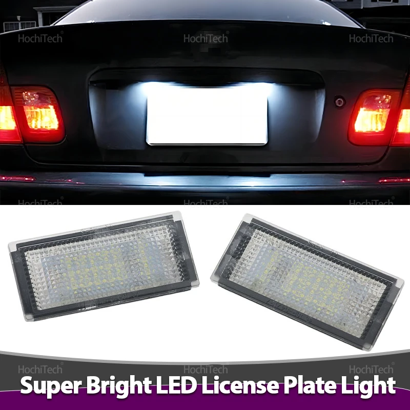 LED License Plate Light for BMW 3 Series E46 2-Door M3 1998 1999 2000-2003 51137031085 Error Free Number Plate Lamp