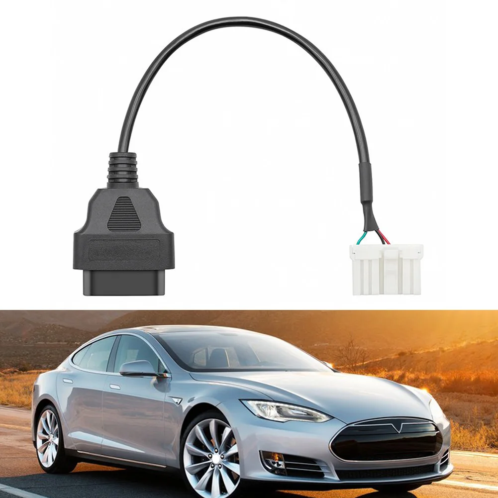 

12Pin OBD2 Adapter For Tesla Model X S Diagnostic Cable Scan My Tesla All OBD2 Protocol