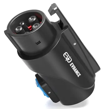 J1772 Adapter EV Max 80A 250V Tesla do J1772 Adapter ładowania kompatybilny ze złączem ściennym Tesla Ładowarka przeznaczonowa Type1 EVs