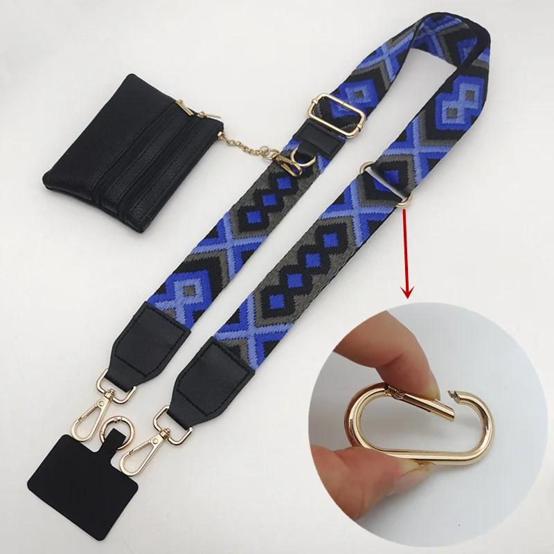 New Mobile Phone Strap Lanyard Removable Shoulder Messenger Bag Adjustment Strap Wrist Lanyard Strap Bag Parts Accessories