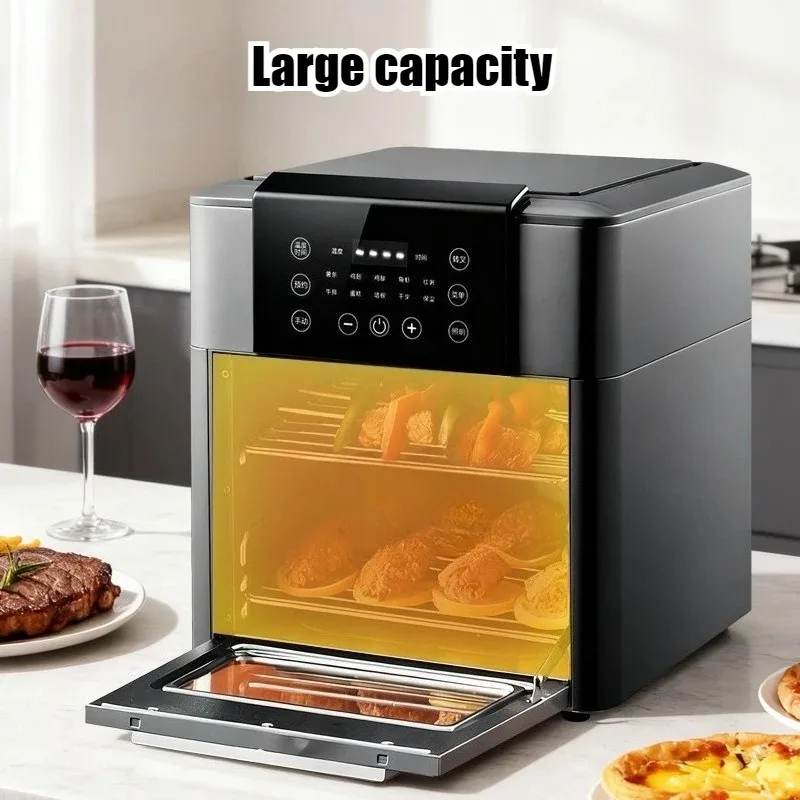 Large Capacity Multifunctional Air Fryer Touch Screen Visible Durable High Power Air Fryers Convenient Household Appliances