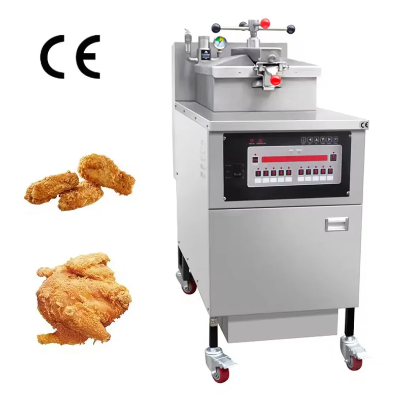 Commercial Stainless Steel Pressure Fryer Large Capacity Electric/Gas Fryer Machine For Food Shops