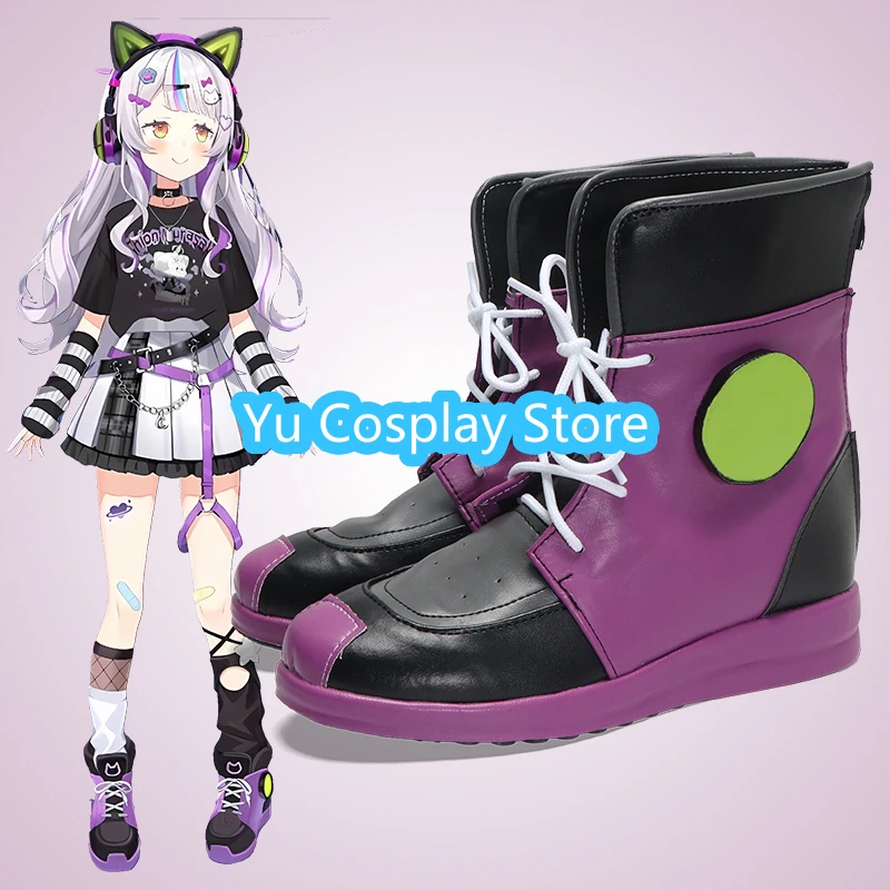 Yu Cosplay Store Hololive Shion Murasaki Cosplay Schuhe Anime Cosplay Schuhe Stiefel Halloween Kostüme Requisiten