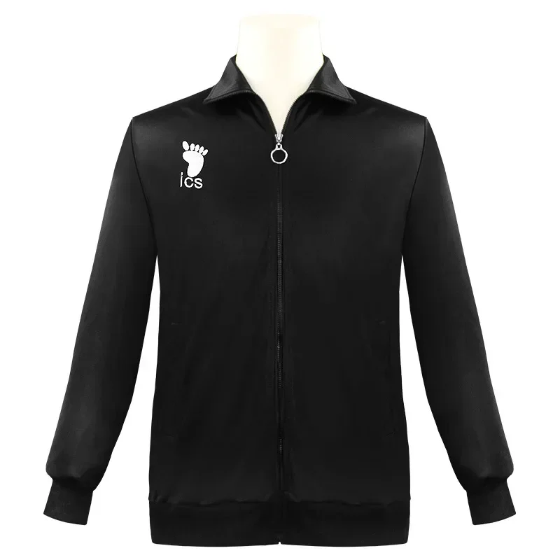 Uniform De Cosplay Anime Haikyu, Veste Karaslot, Club De Volley-Ball Du Lycée, Costumes Sportives Noirs, Manteau Et Pantalon