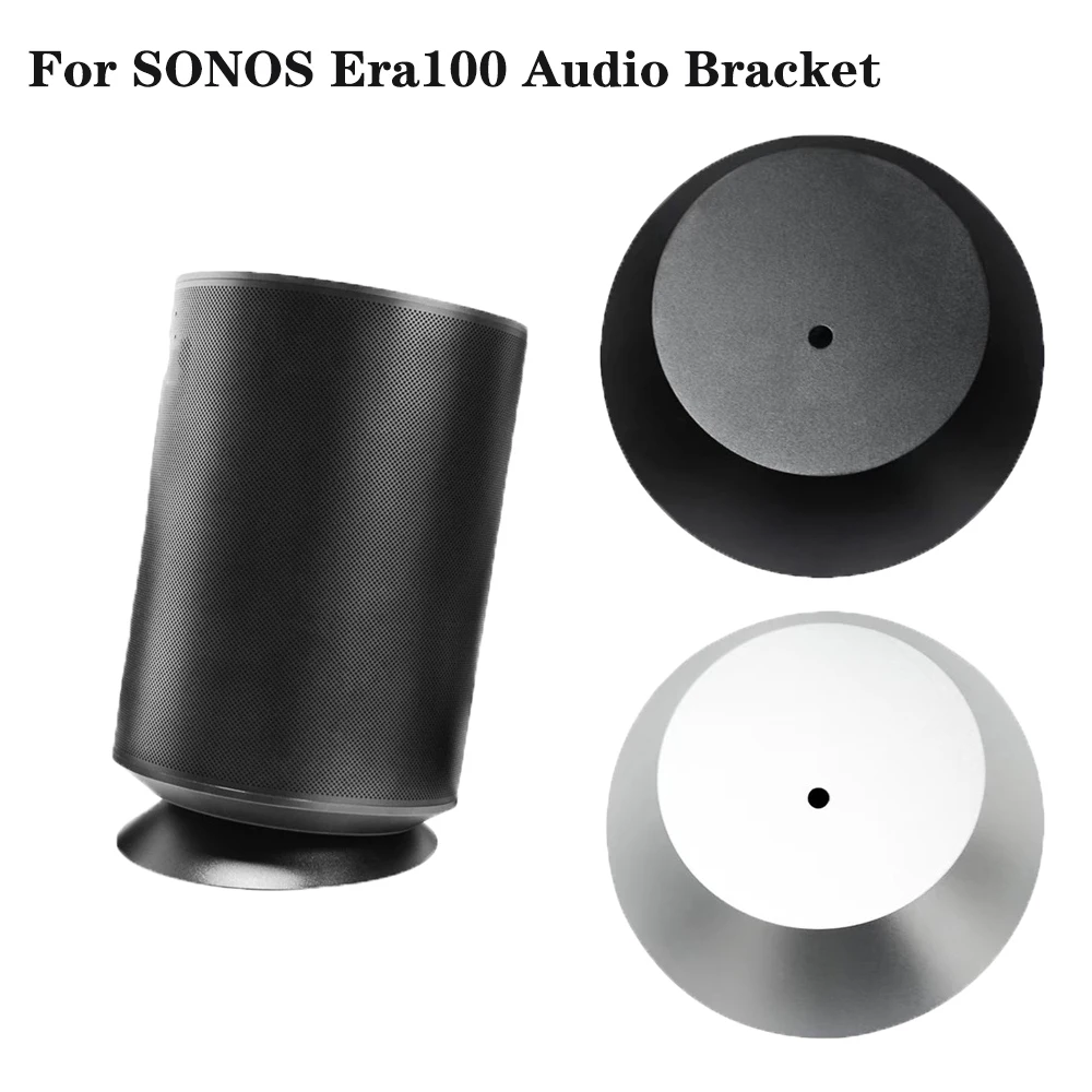 

10° Dip Angle Desktop Computer Speakers Holder Bracket Durable Metal Audio Stand for SONOS Era100 Speaker Accessories