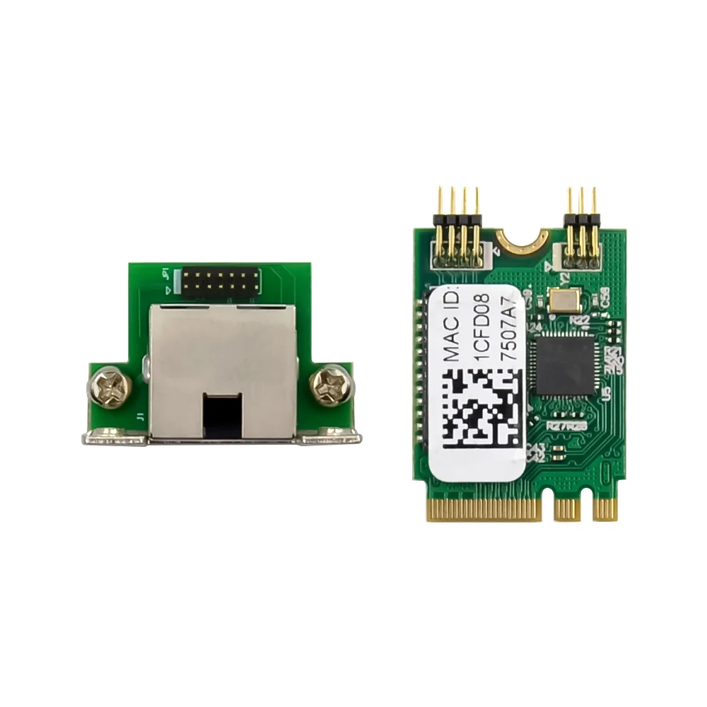 SUNWEIT ST7206 M.2 A+E 8125B 2.5G Server NIC مع محول شبكة سلكي فردي RJ45 10/100/1000M خادم داخلي 2.5G مخزون NIC #2