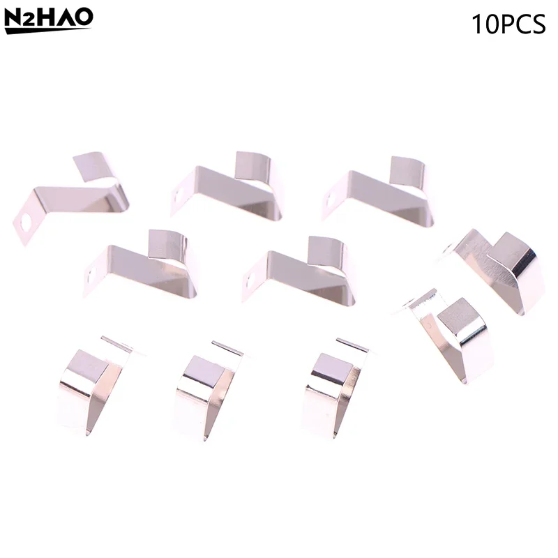 10PCS Silver 5231 SMT Battery Contact For A, AA, CR2, CR123A, 9 Volt Battery Leaf Spring Contact Battery Contact