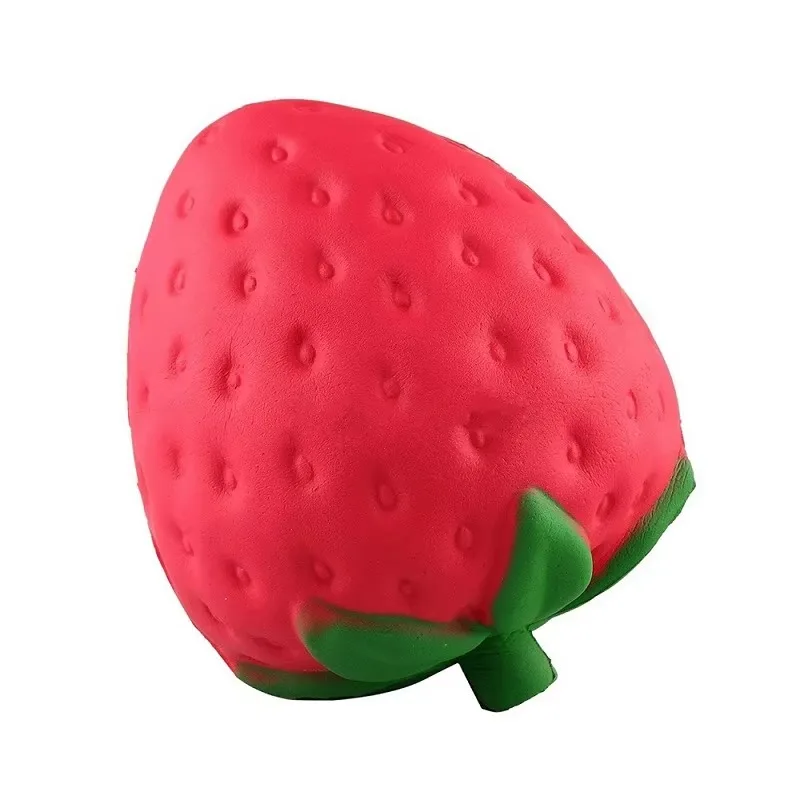 Extra Large Giant Strawberry Squishy Fidget Toy Slow Rising Shapeable Venting Ball Stress Relief Gift for Adults Friends