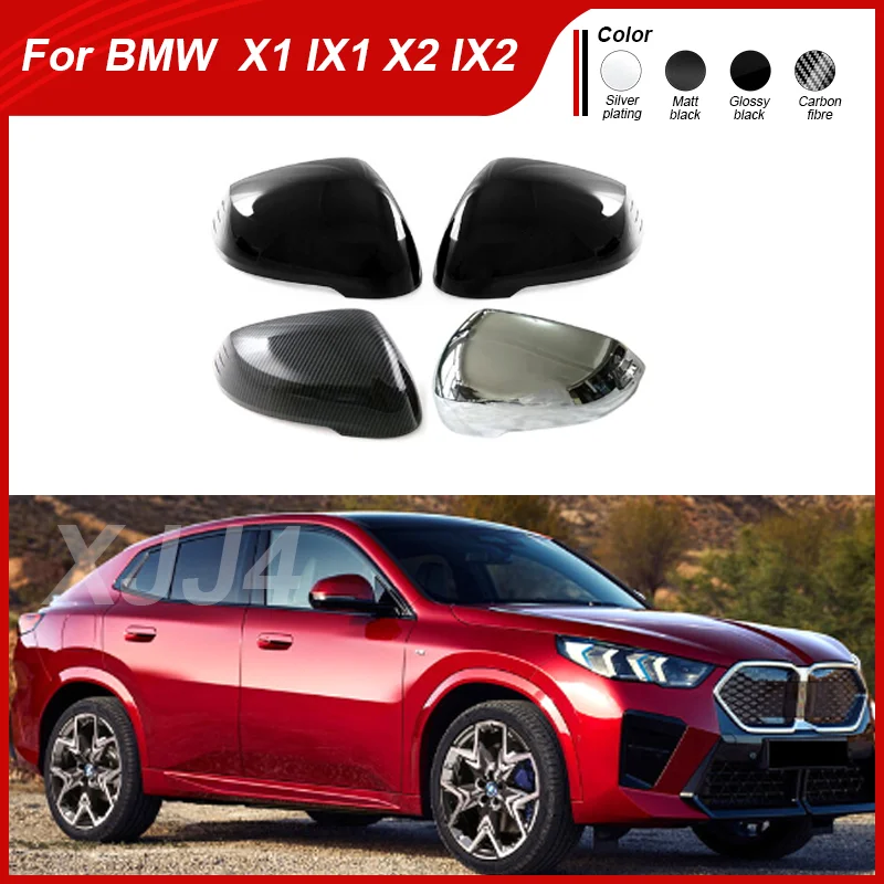 

LHD Carbon Fiber Car Exterior Side Rearview Mirror Cover Trim Car Accessories for BMW X1 IX1 X2 IX2 U11 U12 U10 2023 2024 2025