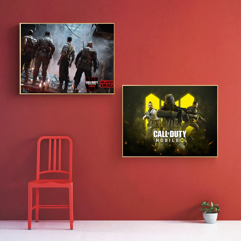 Poster Call of Duty Famous Movie Canvas Painting Classic Game HD Picture Prints Wall Art Internet Cafe Home Boy Room Decor Gifts