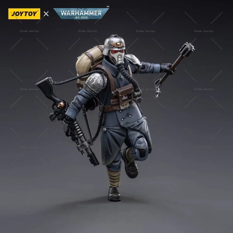 

In stock JOYTOY Warhammer 40k 1/18 Astra Militarum Death Korps of Krieg Veteran Squad GuardsmanAction Doll Toy Collection