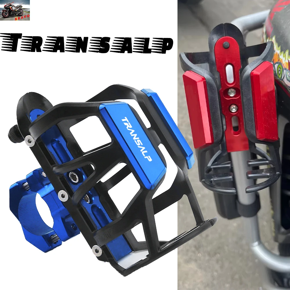 

Kettle Holder For Honda TRANSALP XL750 TRANSALP XL 750 CNC Motorcycle Accessories Water Bottle Drink Cup Holder Bracket Mount