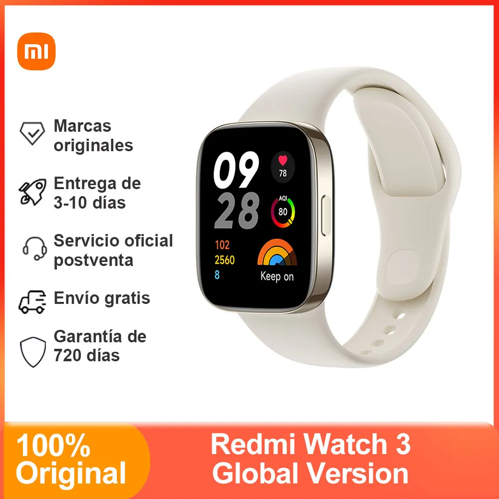 Xiaomi Redmi Watch 3 Smart Watch, Blood Oxygen Heart Rate, Bluetooth Phone Call,1.75