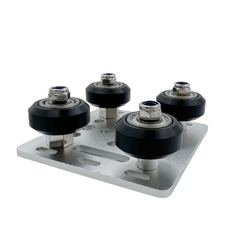 3D ชิ้นส่วนเครื่องพิมพ์ 2020 V-Openbuildd ล้อ V Gantry Plat ชุดพิเศษแผ่นสไลด์รอกสําหรับ 2020/2040 V-slot อลูมิเนียมโปรไฟล์