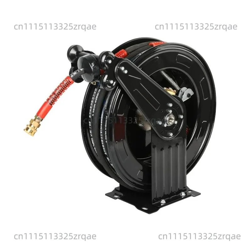 Heavy Duty Auto Rewind Retractable Hose Reel Wall Mount for Air Compressor Tire Inflation Car Washer Garage Workshop