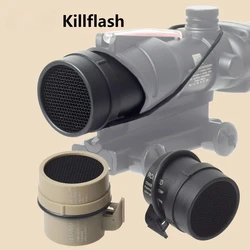 Scope Killflash Metal Mesh Cover Cap Front Lens Protector Anti-Reflection Honeycomb For Hunting Equipment Optical