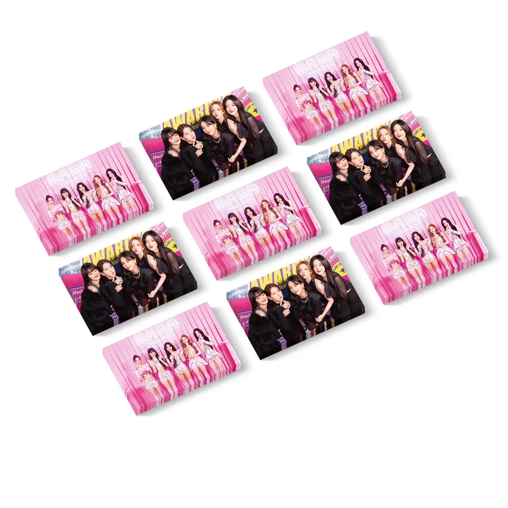 55PCS/Set Kpop (G)I-DLE Photocards SHUHUA YUQI MINNIE Lomo Card Double Sided Printing Photo Cards Fans Collection Gift