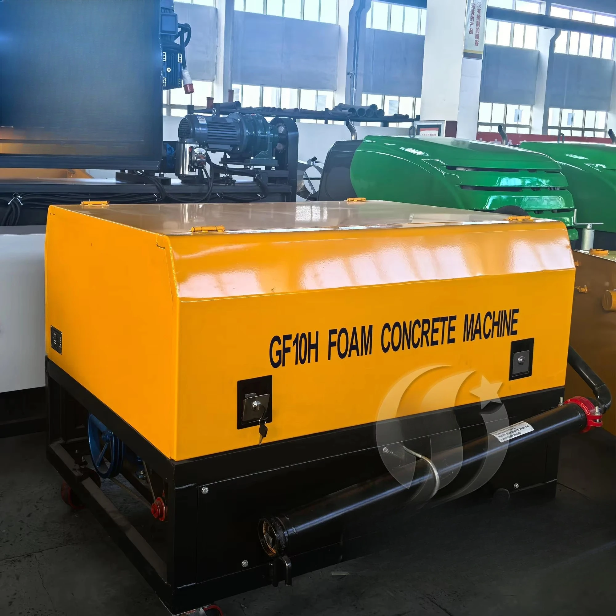 Low cost lightweight foam concrete block machine construction site foam brick machine