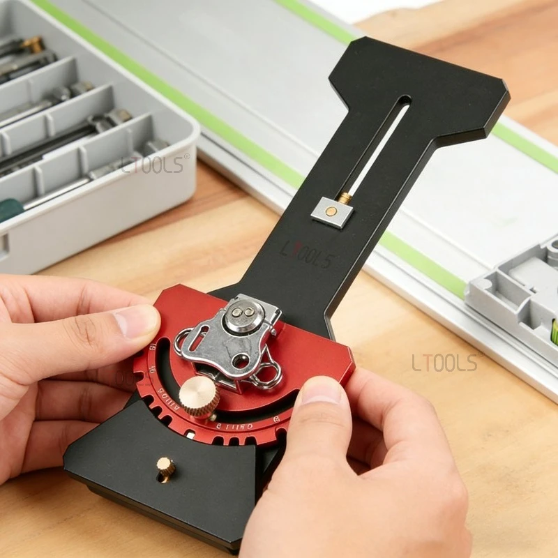 

Угловая направляющая гусеничной пилы, многоугольные направляющие для косой резки, приспособления для деревообработки, рельсовая пила, фрезерная прямоугольная квадратная пробка