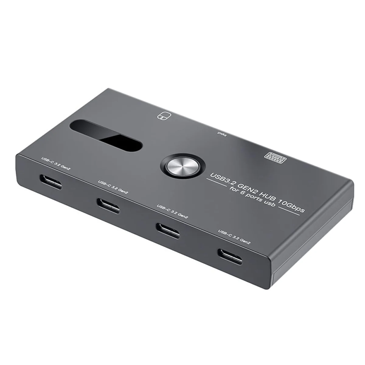 

Концентратор USB C 10 Гбит/с, 6-портовый разветвитель USB C, концентратор USB C — USB C для ПК, ноутбука, концентратор 3,2 Gen2, 4-портовый разветвитель USB C