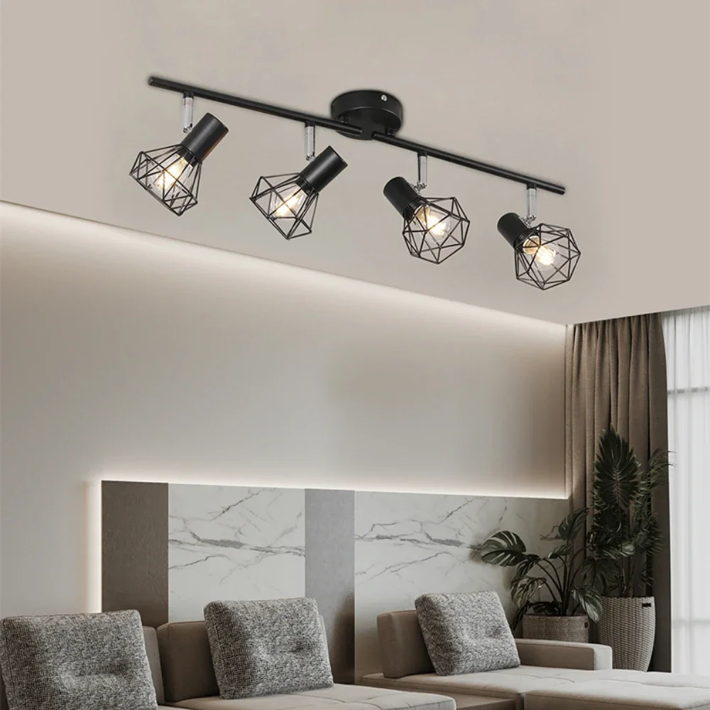 Ângulo ajustável LED Track Lights, Superfície montada, Holofotes dobráveis, Luzes de iluminação para cozinha, Loja, Casa