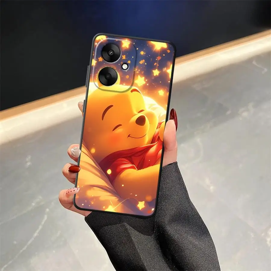 Disney Winnie The Poodle Soft Back Phone Cover Case for Xiaomi Redmi 13C K60 9A 9C 9T 12 10 A5 A1 A2 Plus K40 K50 Gaming 12C