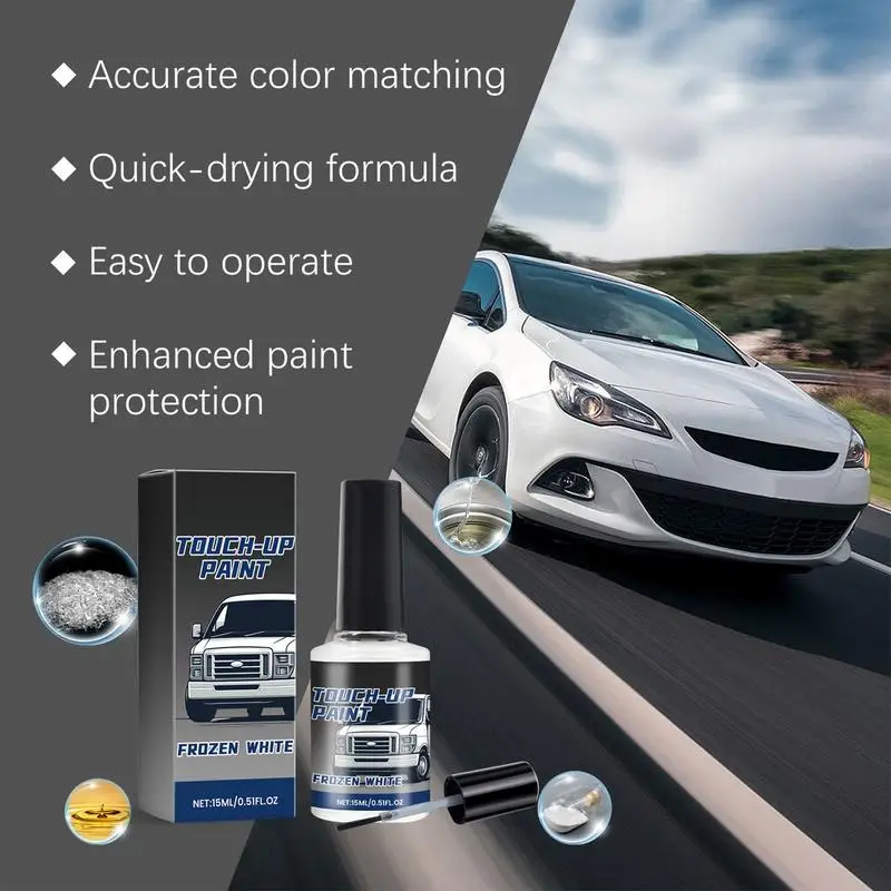 Car Touch Up Paint Pen Car Wheel Scratch Repair Paint Pen Erase Car Scratches With White Car Paint Touch Up Vehicle Auto Paint