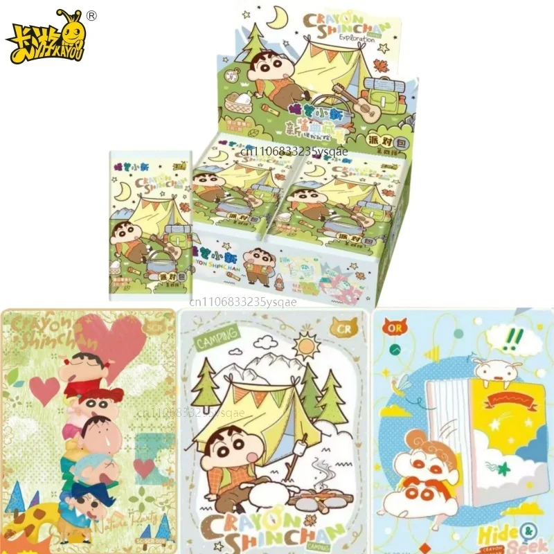 KAYOU Genuine Crayon Shin-chan Card New Traces of Green Field in Xinjiang Sauce Collection Animation Collection Card Toy Gift