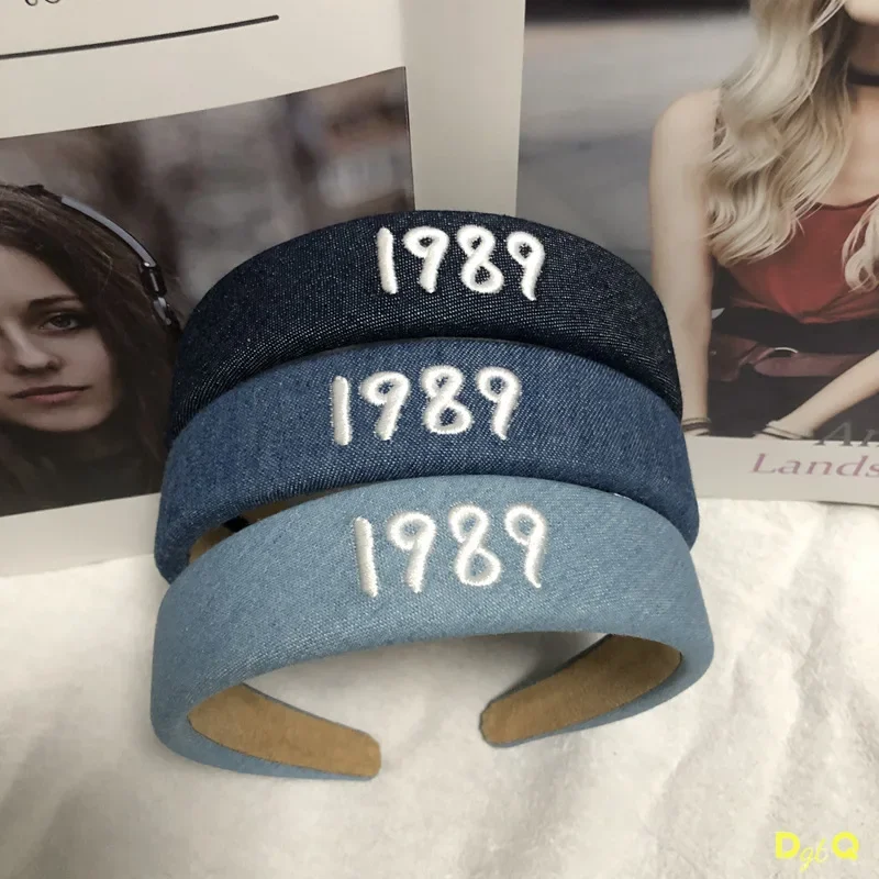 DGTQYQ المطرزة 1989 كاوبوي أنيقة عقال عقال الضغط حزام الشعر الإناث عطلة إكسسوارات الشعر