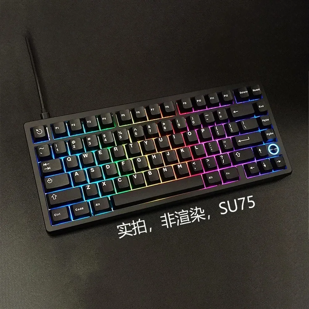 Everglide Su75pro Wired 8K Low Latency Magnetic Keyboard Dual Light Position Gasket 0.001mm Aluminum Alloy Gaming Accessories