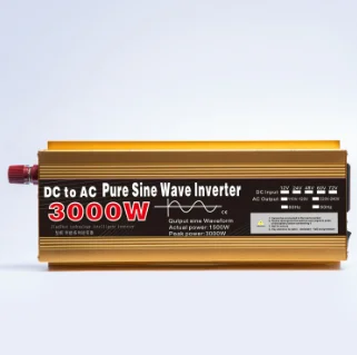 1600/2200/3000W Car Inverter DC 12v To AC 220V Portable Power Supply Converter Multiple Protection Dual USB Inverter