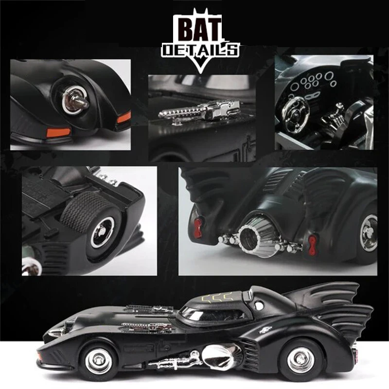 1:36 Simulation Classic Bat Alloy Metal Cars Toy Diecasts Vehicles Metal Model Car Decoration For Man And Kids Collect Gift Boy