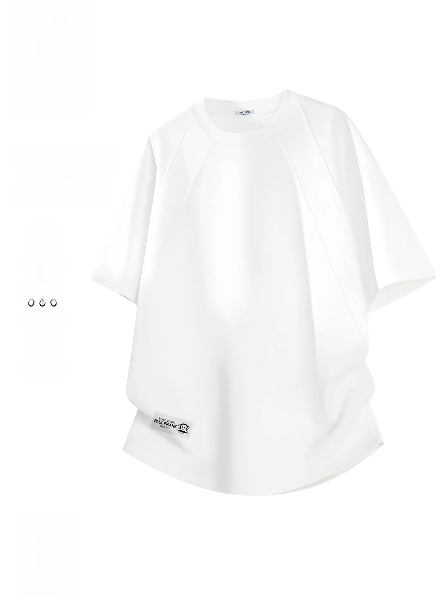 

Мужская футболка свободного кроя с коротким рукавом, летняя коллекция 2026, новый деконструированный дизайн, логотип обезьяны, дышащая, влагоотводящая.