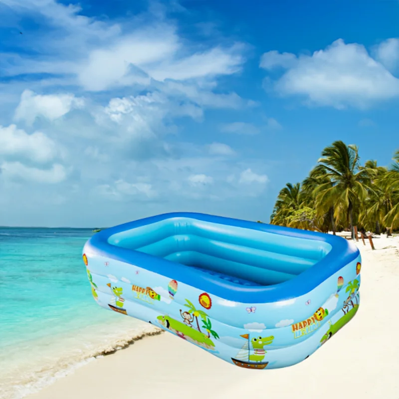 Summer Outdoor Children's Inflatable Swimming Pool, Family Interactive Ocean Swimming Pool for Backyard, Garden or Indoor Use