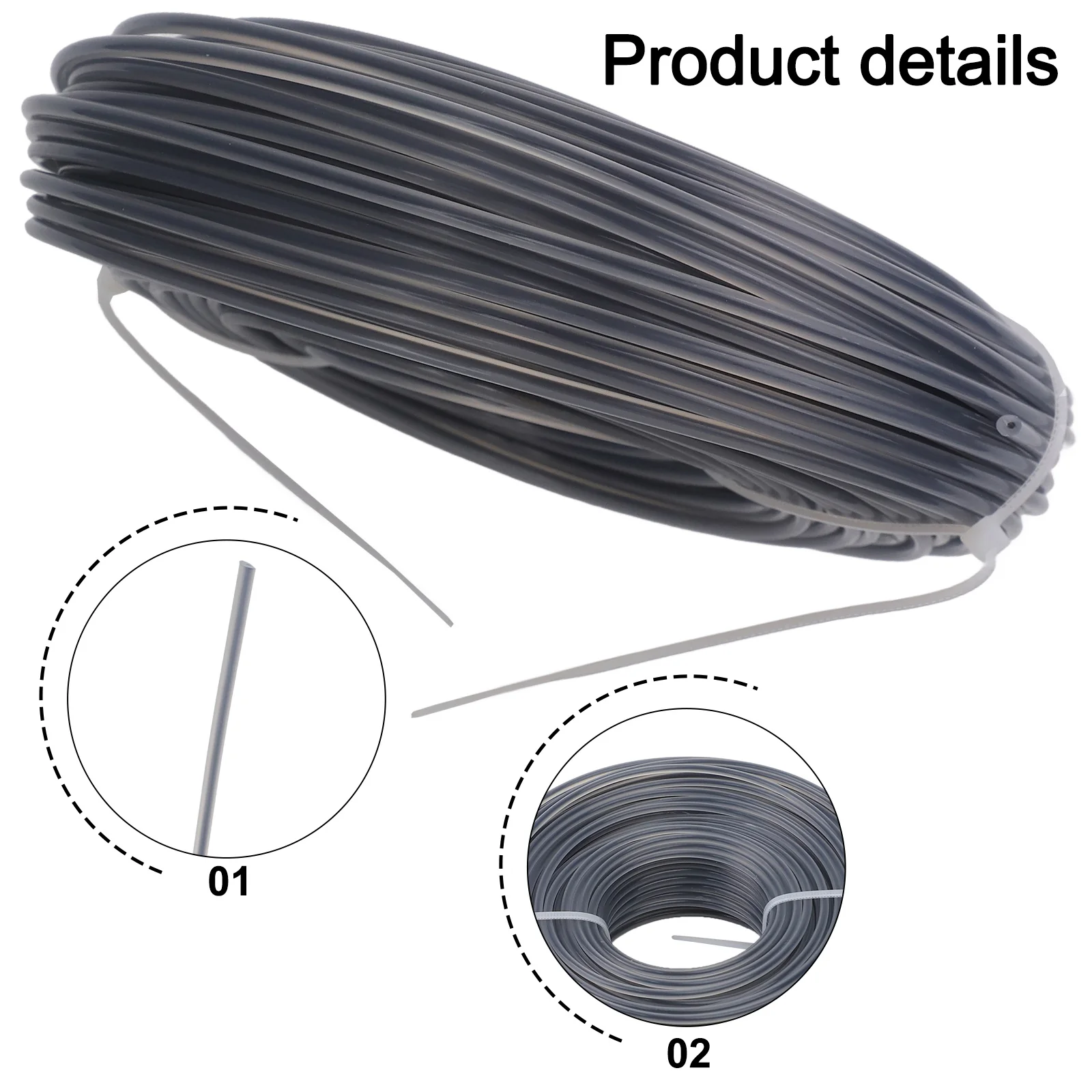 

Grass Trimmer Spool Replacement Trimmer Line Professional Grass Trimmer Efficient Cutting Performance Extended Use Garden Lawn