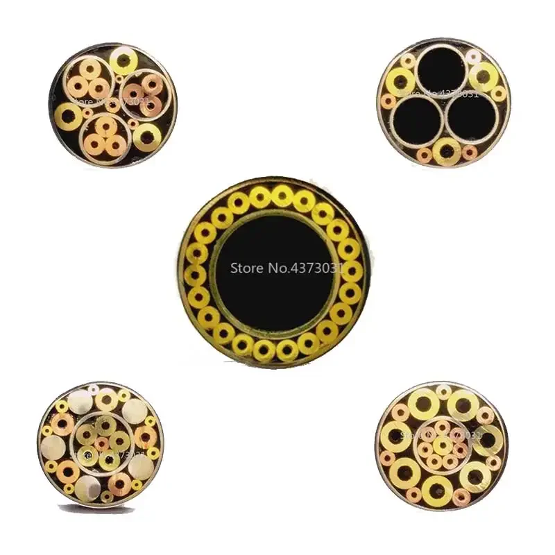 21 Kinds Design 6mm Mosaic Pin Rivets for DIY Knife Handle Screw Decorate Exquisite Style Knife Handle Tool Rivets Length 9cm