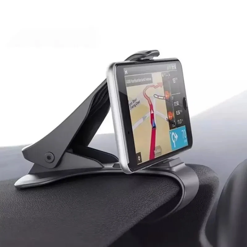 Universal Car Mobile Phone Holder Easy Clip Mount Stand Panel Multi-Functional Universal Dashboard GPS Navigation Bracket Holder image 5