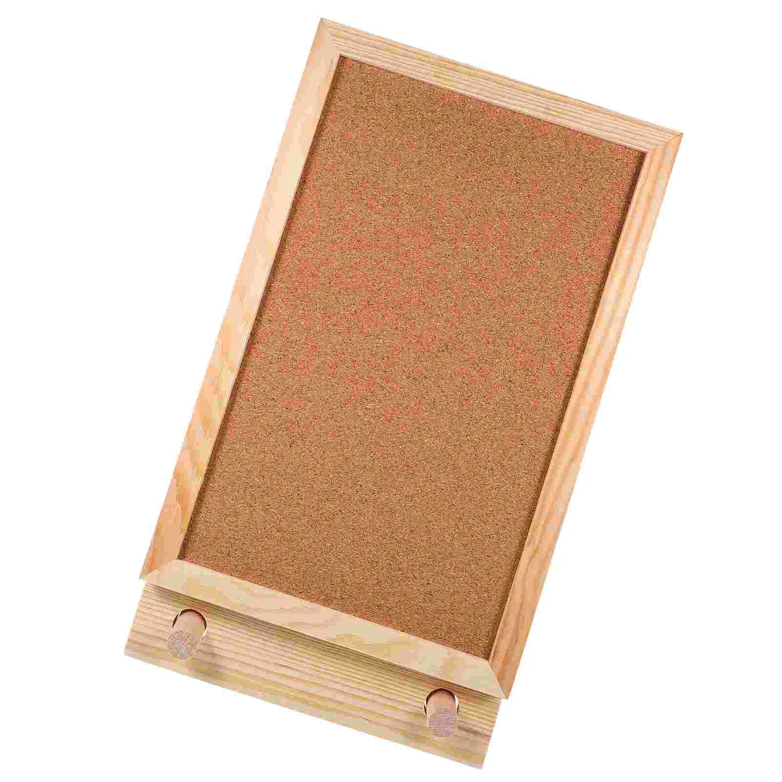 Desktop Cork Board Reminder Message Announcement Notice Corkboard Memo Bulletin Office Wooden for Classroom Boards