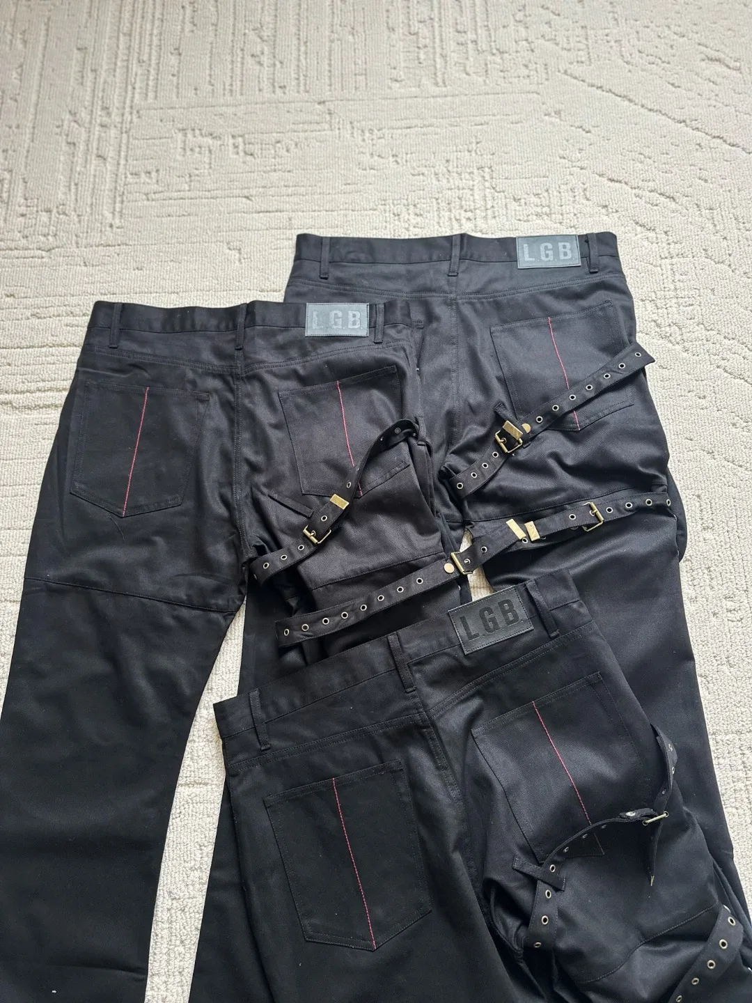 Celana Olahraga Antik Bertali Banyak Saku Hitam Celana Kargo Overall Serut Kualitas Terbaik Pria Wanita Jogger