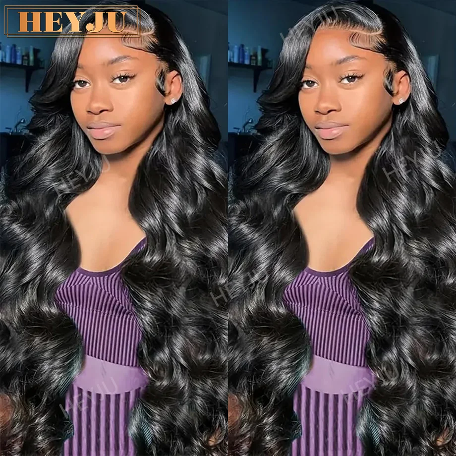 

Парик из натуральных волос Body Wave, бразильский, с кружевной передней частью 13x4, 13x6, 30-32 дюйма, с закрытием 5x5, без клея, готовый к носке