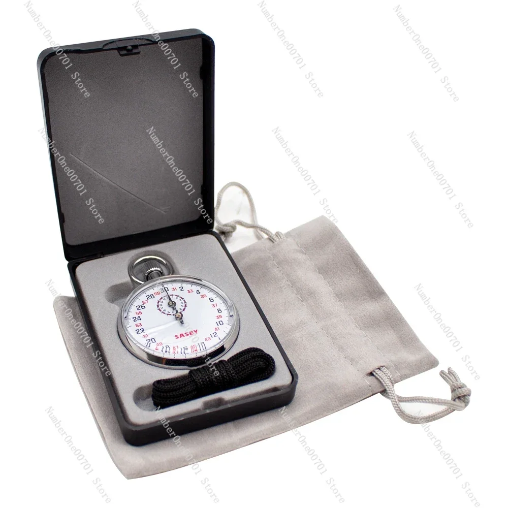 

High-End Stainless Steel Mechanical Stopwatch Professional Sports Chronograph Running Timer Handheld Stop Watch With Case SXJ504