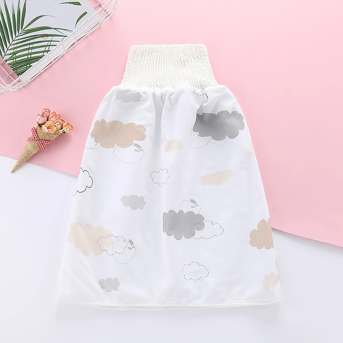 Children\'s diaper skirt Waterproof and leakproof diaper wet training pants Baby baby washable diaper pocket diaper skirt