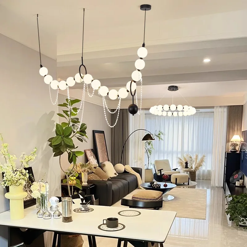 Living room chandelier Bedroom lamps Modern minimalist