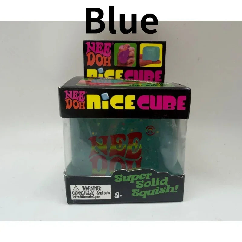 New NEEDOH Maltose Glow in The Dark Ice Cube Squishy Fidget Toy Squishy Cube Anti-Anxiety Squeeze Toy for Focus ADHD Population - view 3
